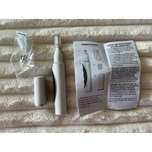 Conair Girlbomb Nose Face Brow Set Trimmer Model NPGBTO1W White Black